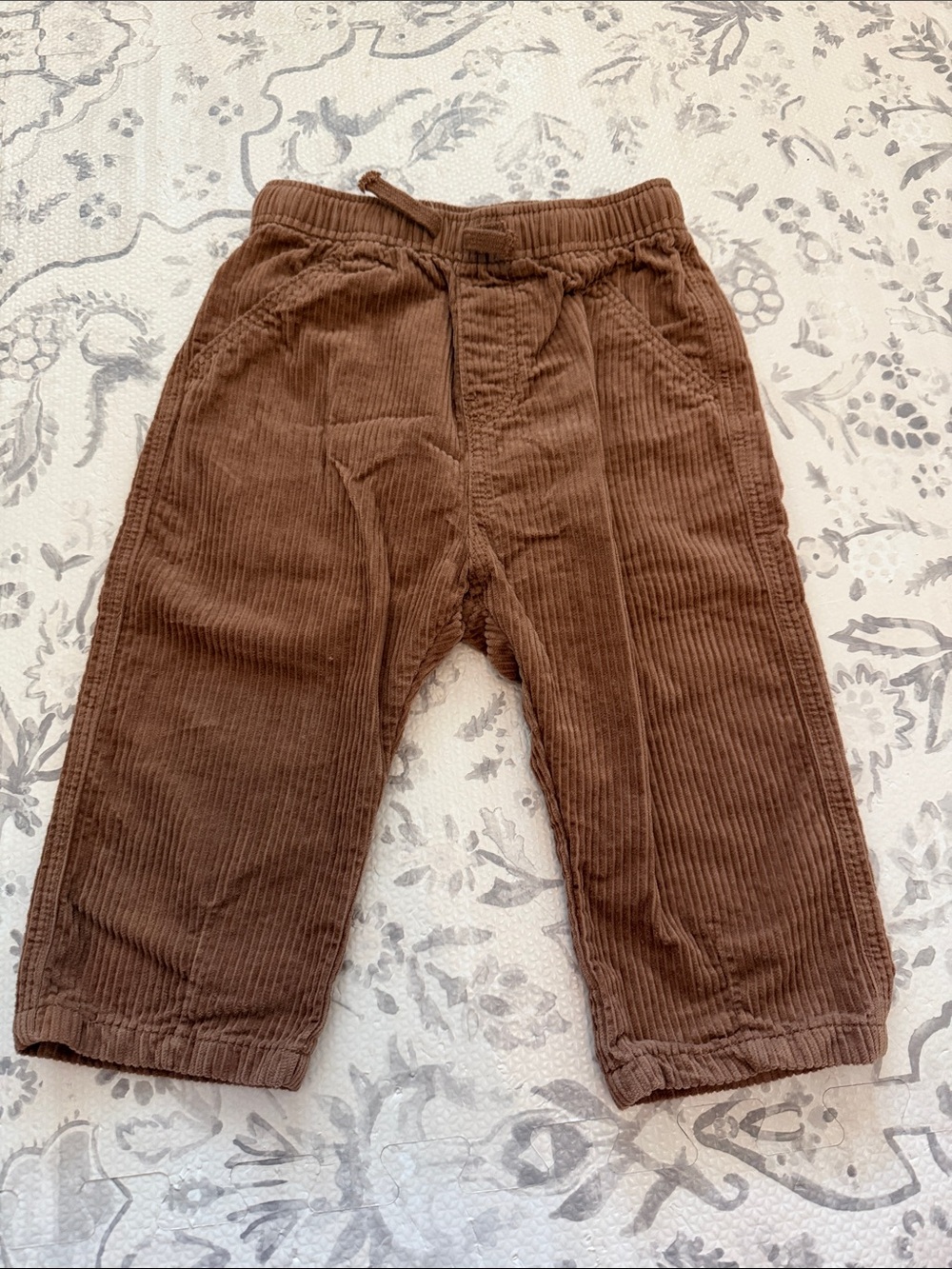 Brown Corduroy Baby Pants